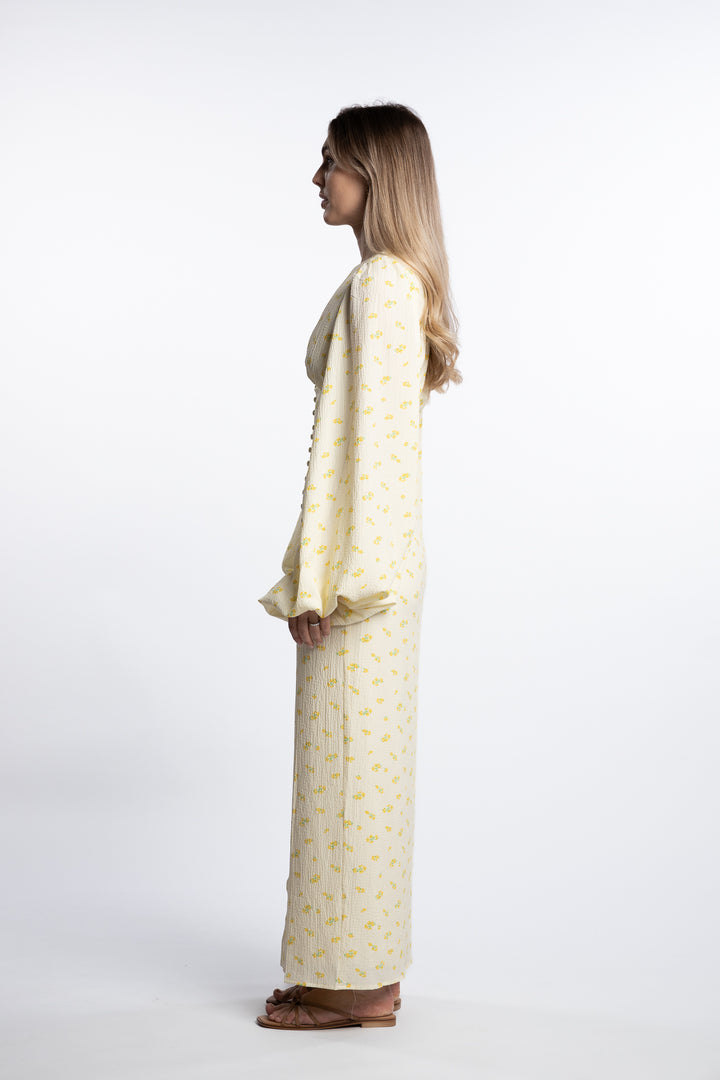 Positano dress- Pastel Yellow