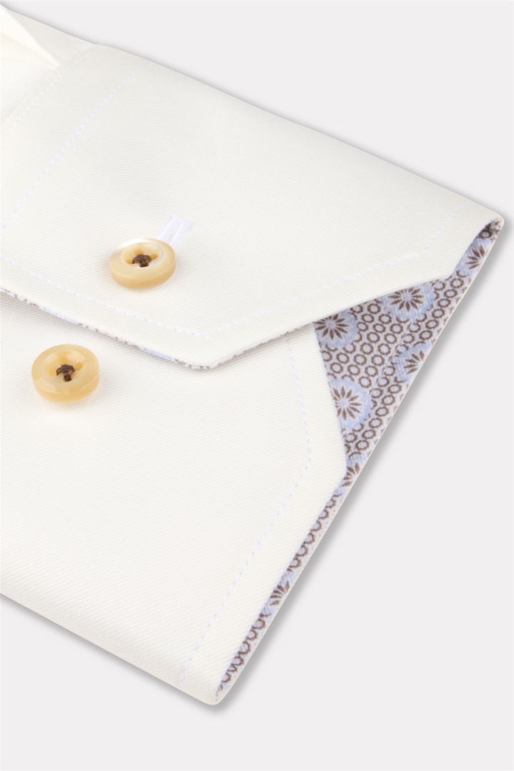 Regular Twill Shirt Contrast Champagne