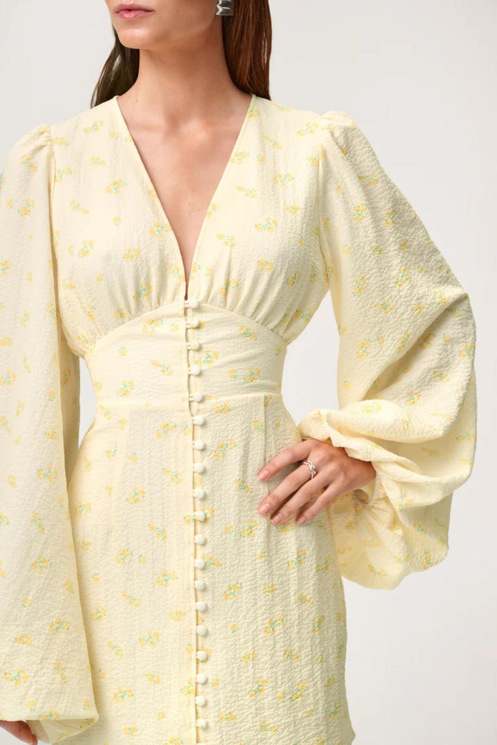 Florence dress- Pastel Yellow