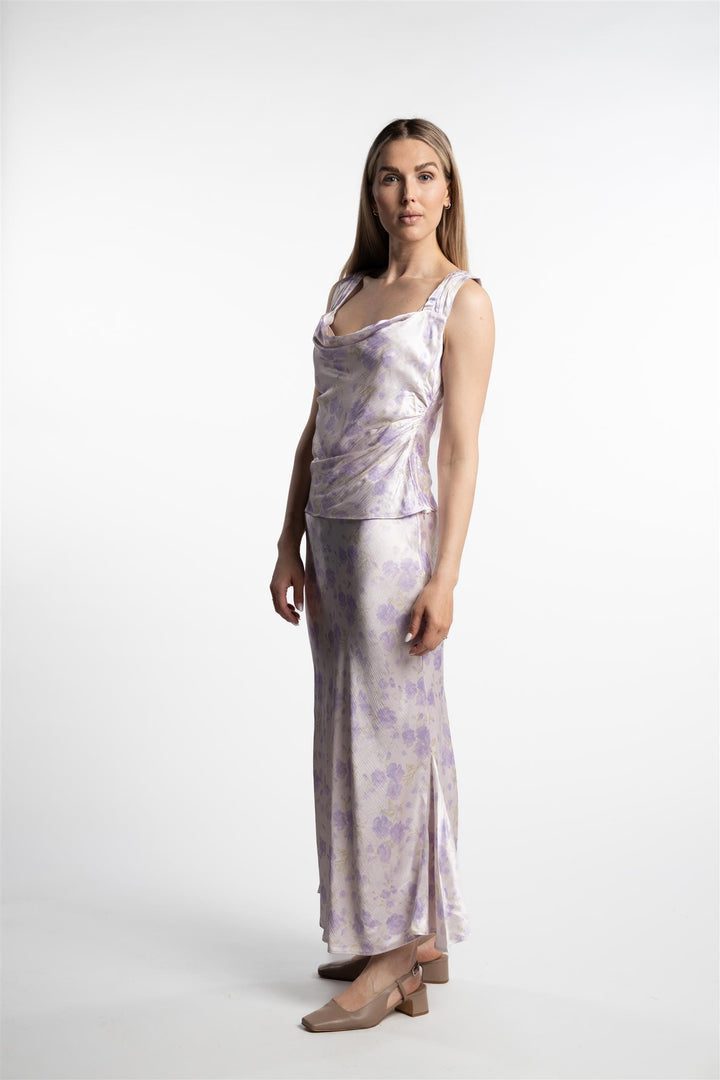 Sirina Top- Lilac Jasmine Print