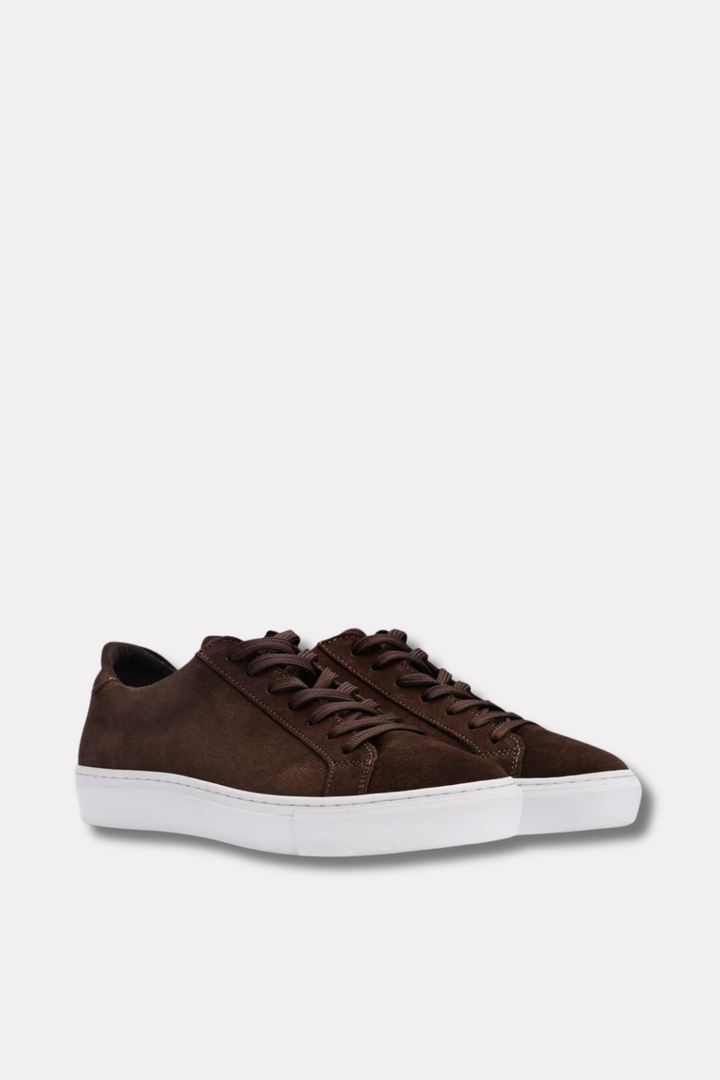 Type Suede Leather Brown