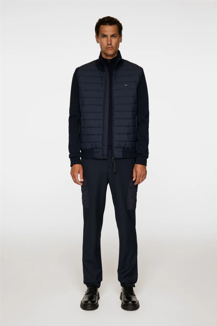 Bodie Knitted Hybrid Jacket Navy