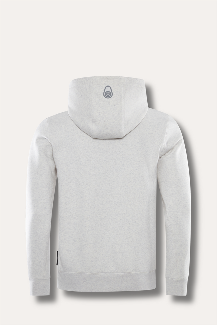 Bowman Logo Hood Light Grey Melange