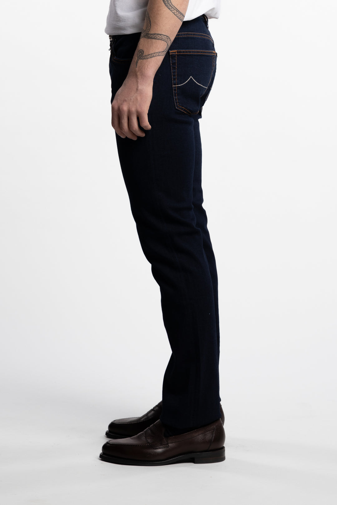 Nick Slim Fit Stretch Denim Tencel Jeans Dark Blue