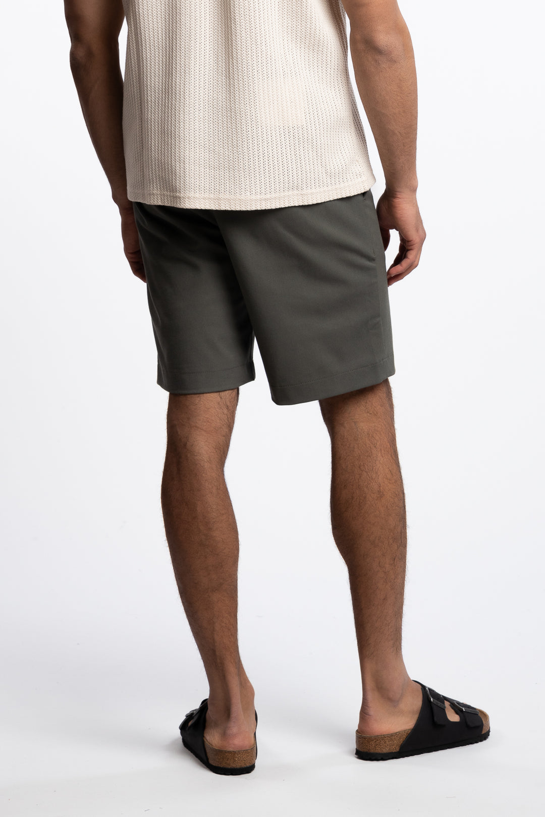Como Light Reg Shorts Forest Green