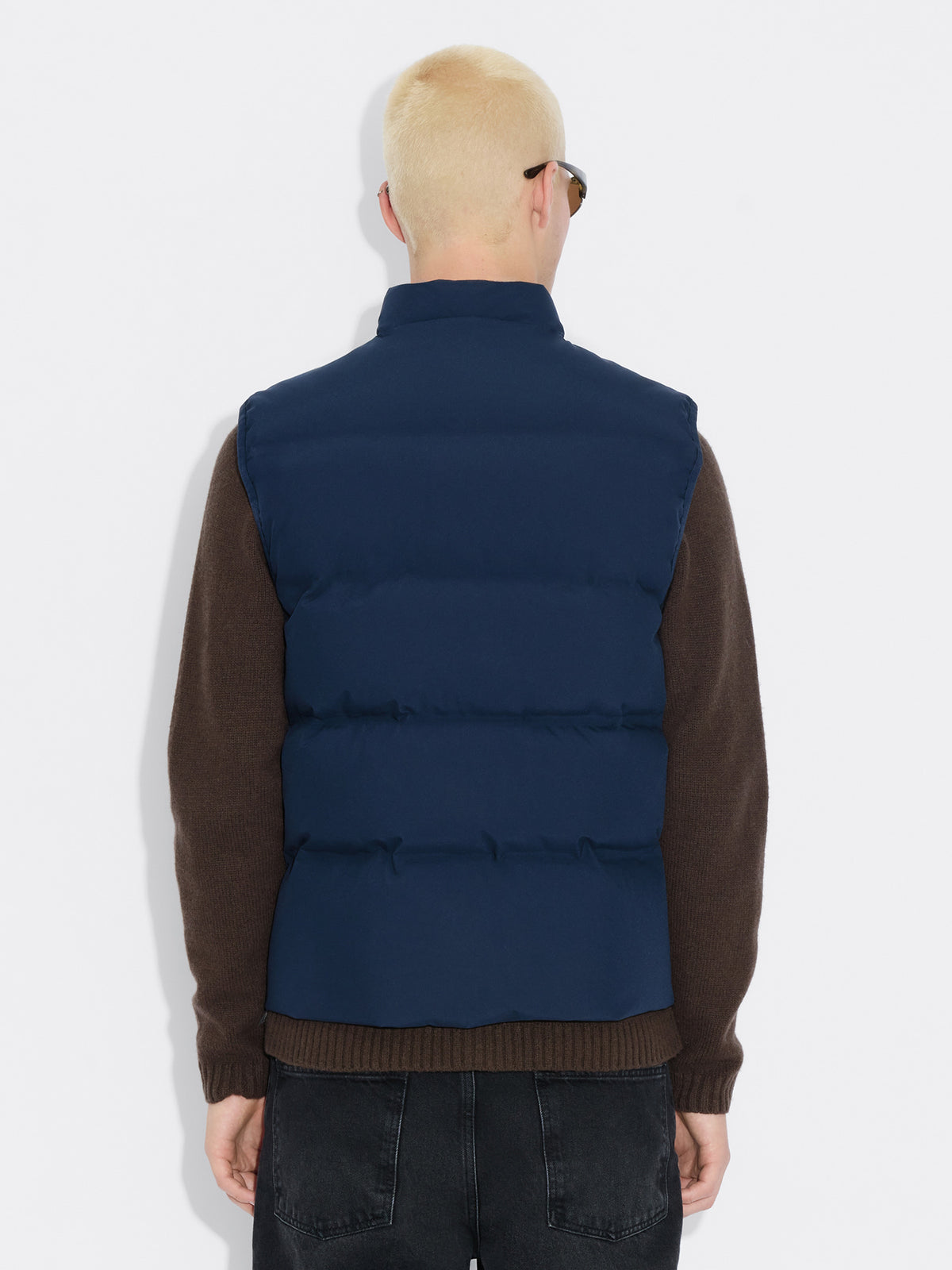 Daff Down Vest Dk Navy
