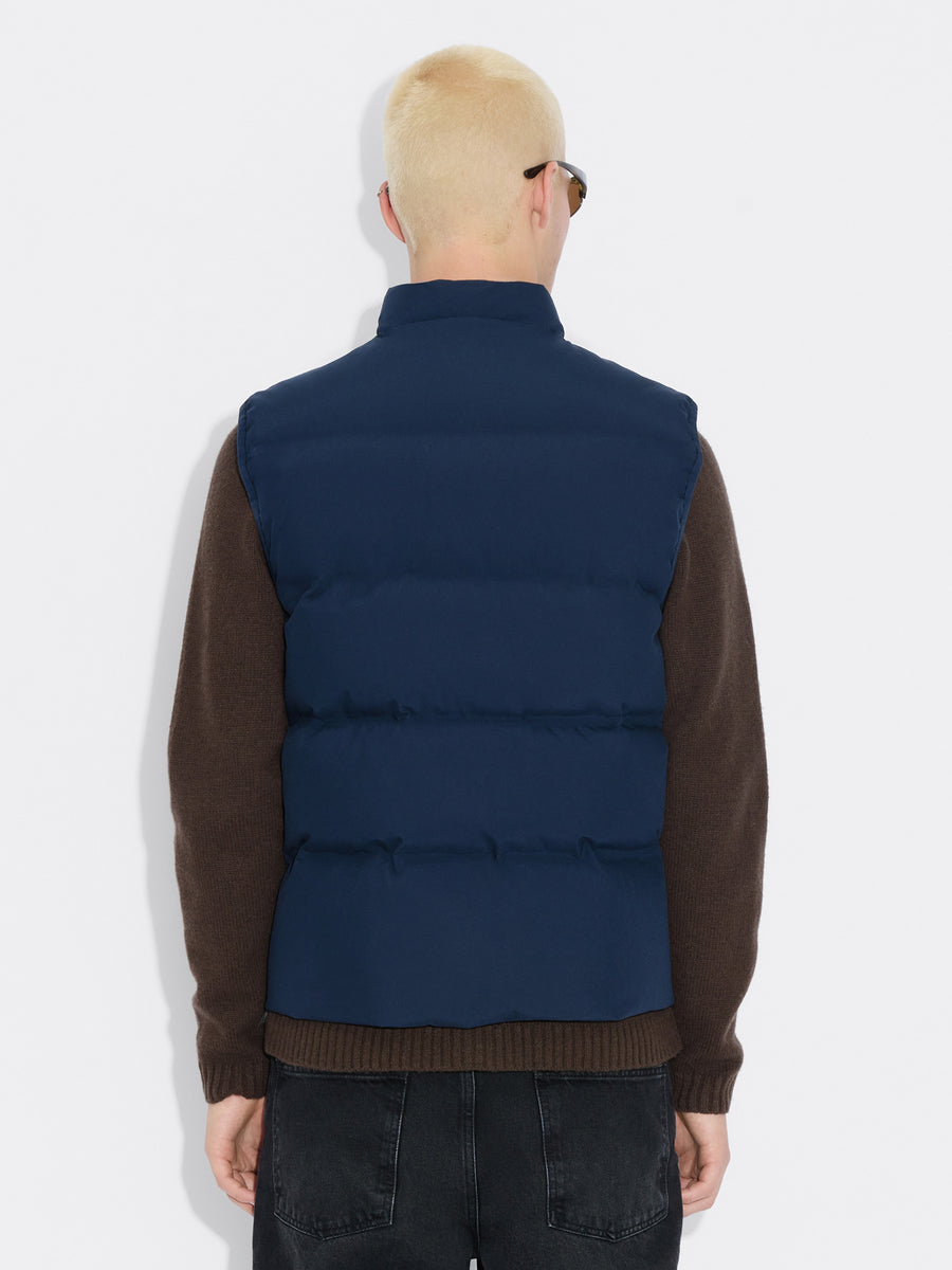 Daff Down Vest Dk Navy