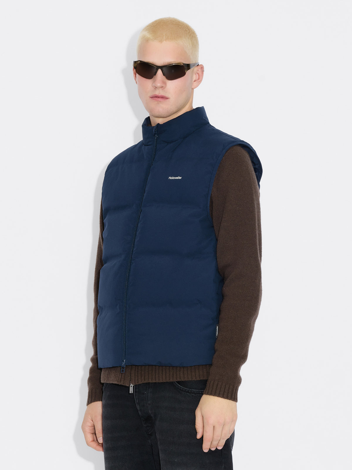 Daff Down Vest Dk Navy
