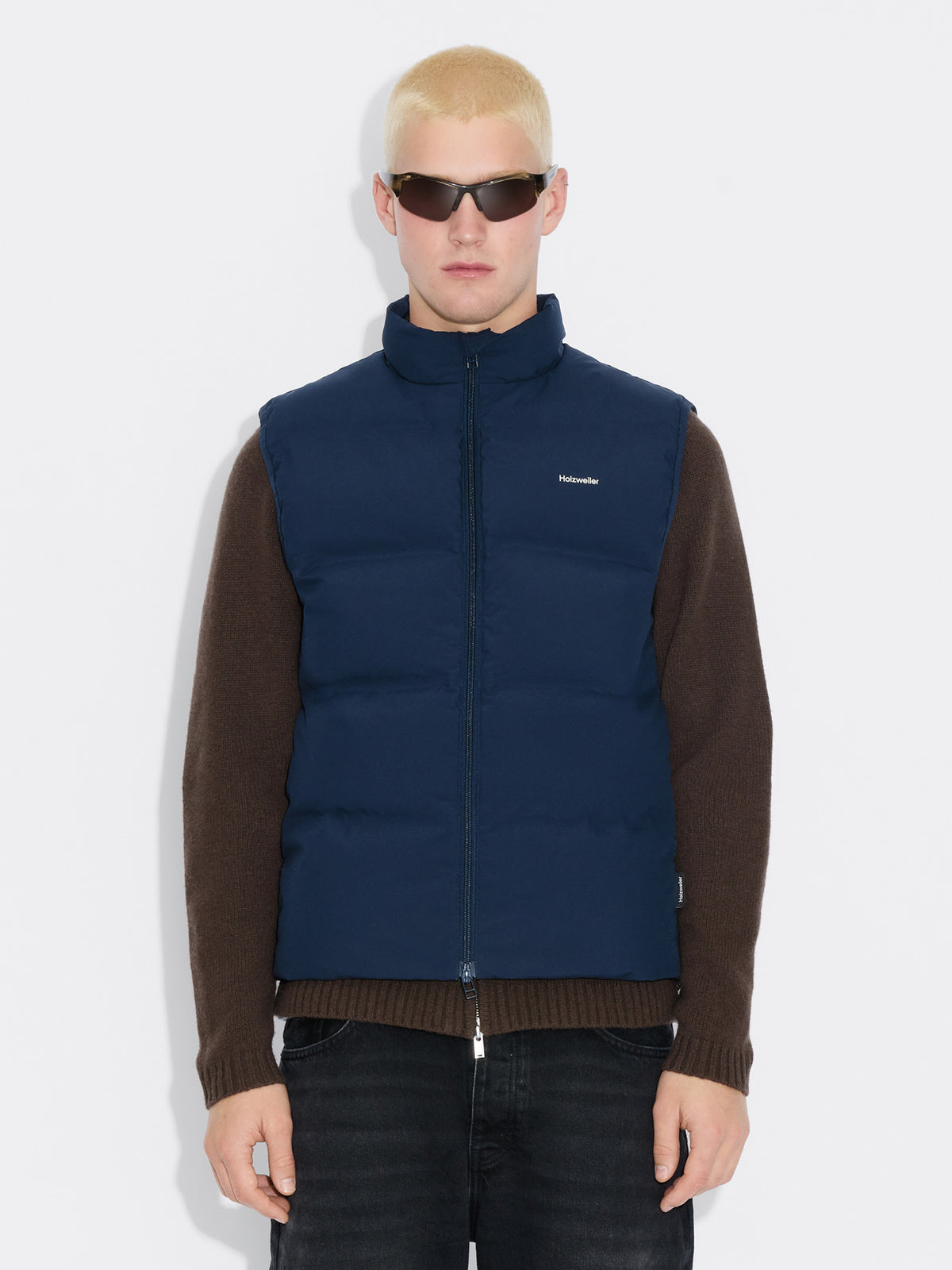 Daff Down Vest Dk Navy