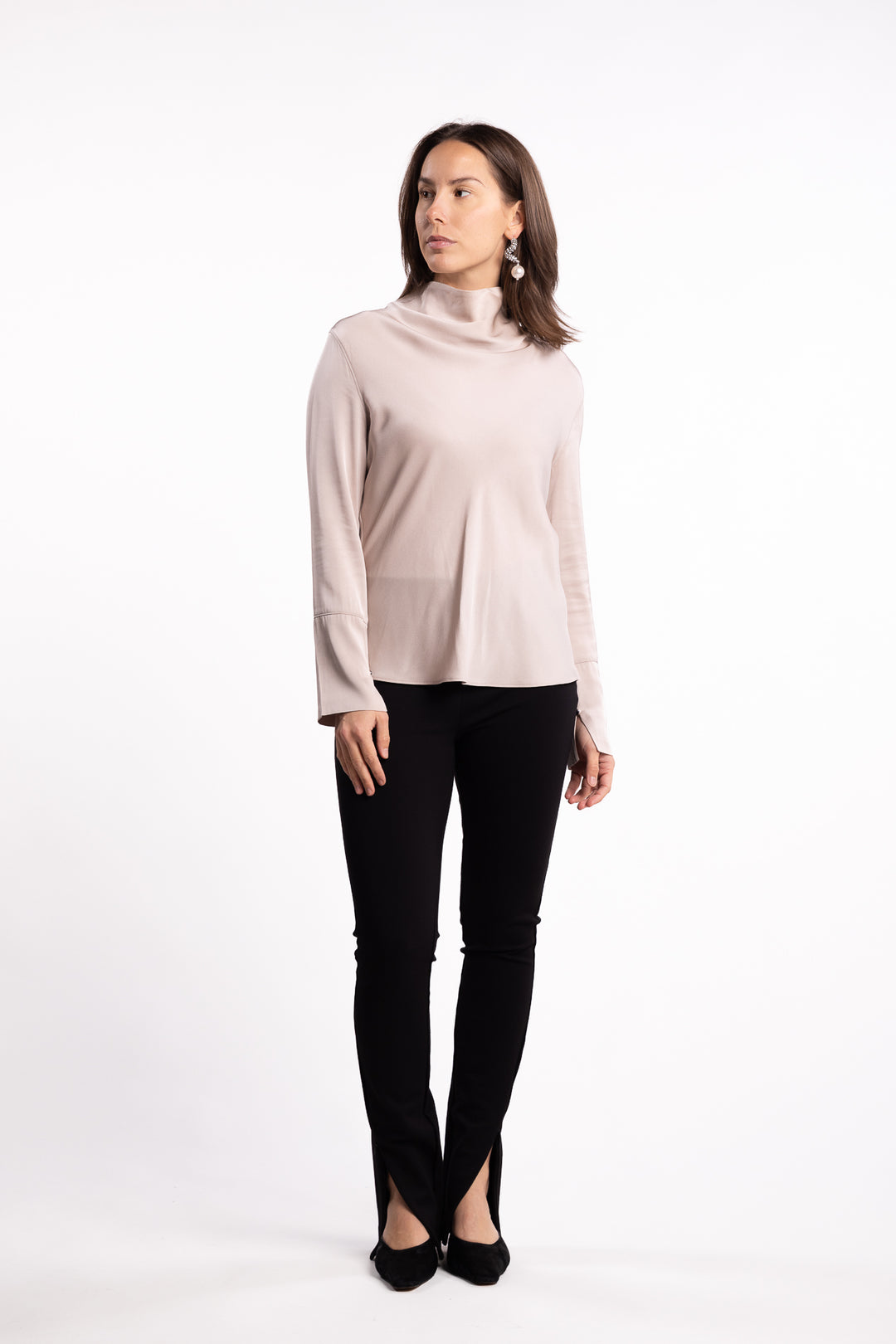 Ayumi Blouse- Greige