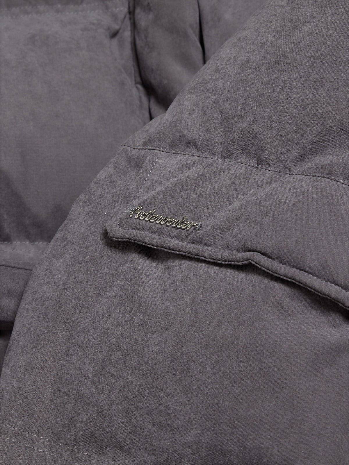 Steilia Brushed Jacket Grey detalj