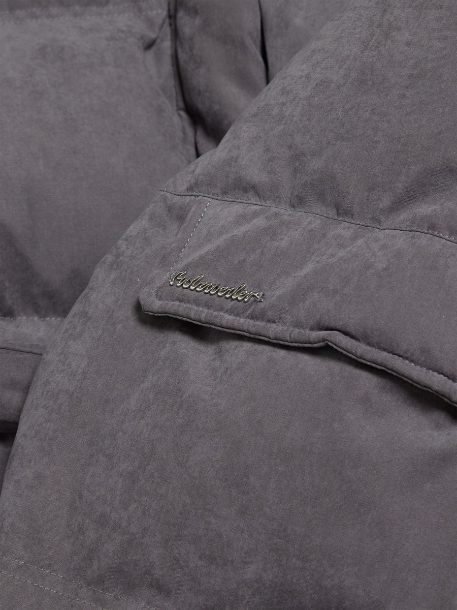 Steilia Brushed Jacket Grey detalj