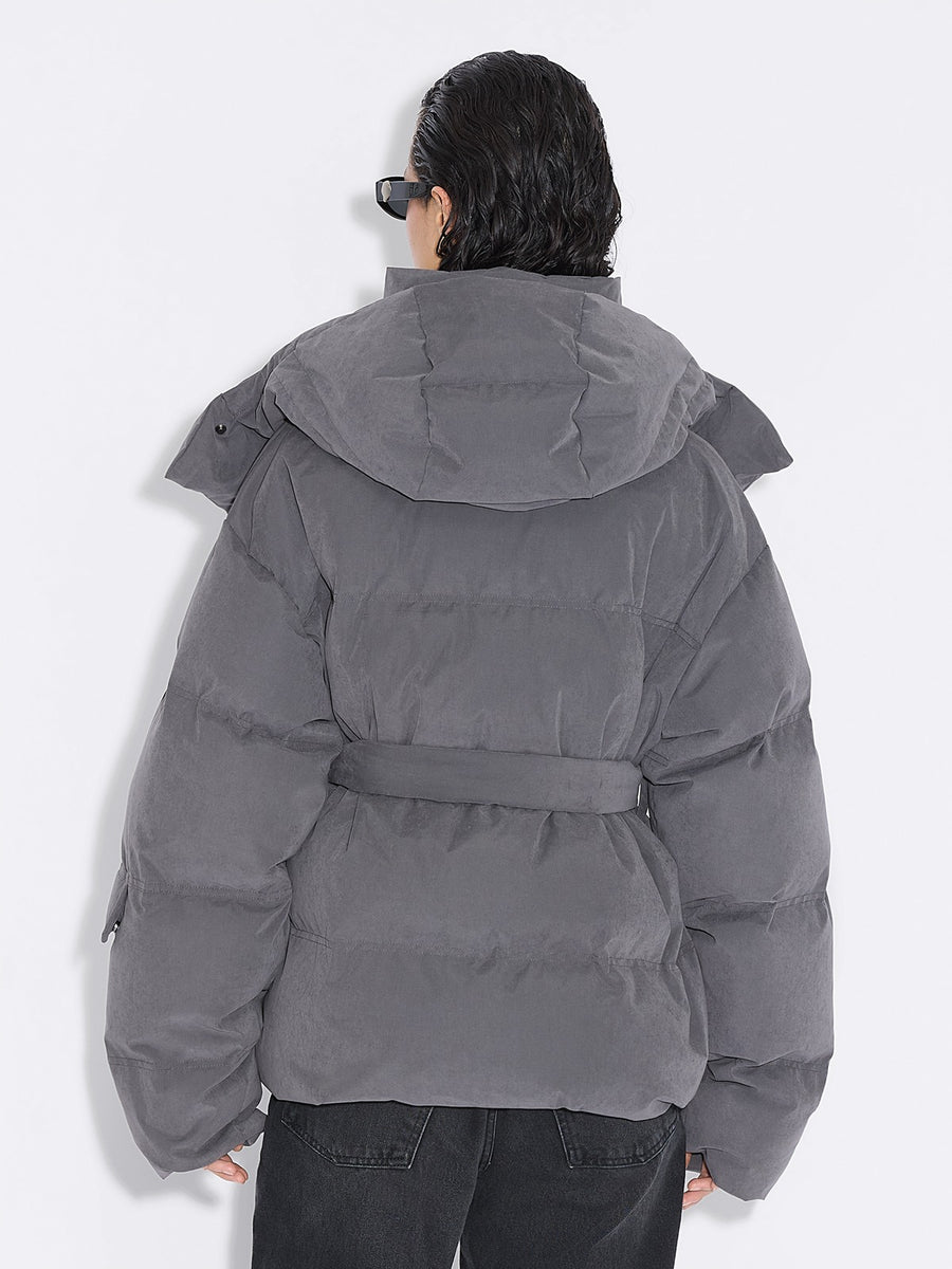 Steilia Brushed Jacket Grey modell