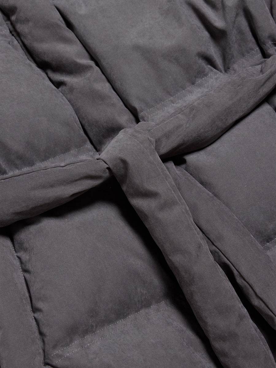 Steilia Brushed Jacket Grey detalj