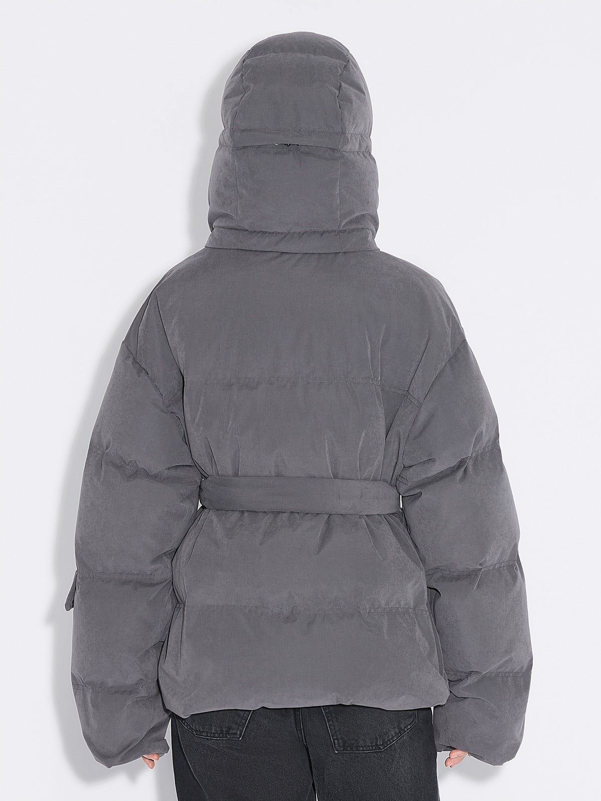 Steilia Brushed Jacket Grey modell