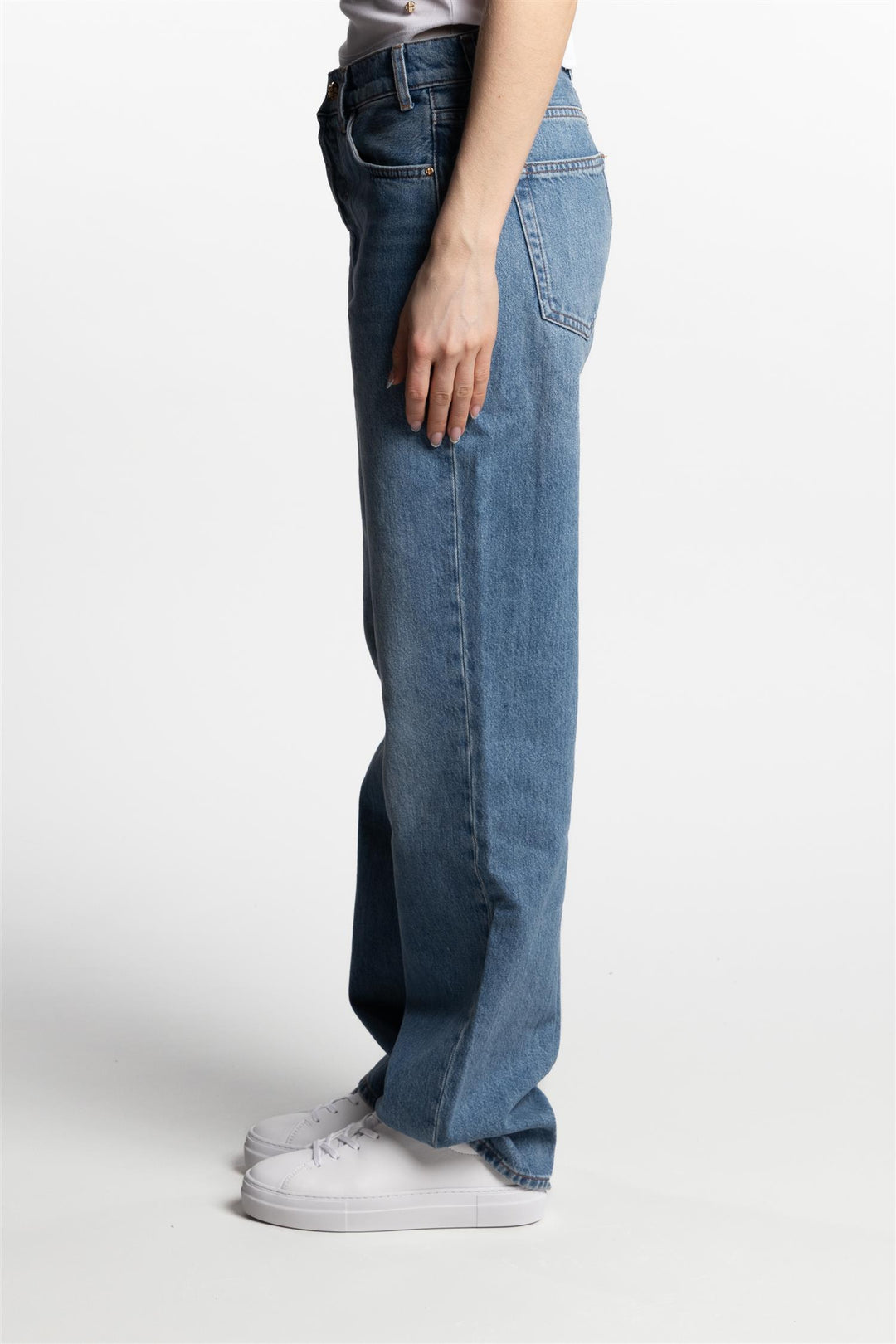 Gavin Long Jean Relaxed Straight- Atlantic Blue