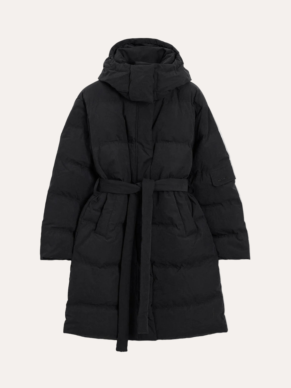 Steilia Brushed Down Coat Black