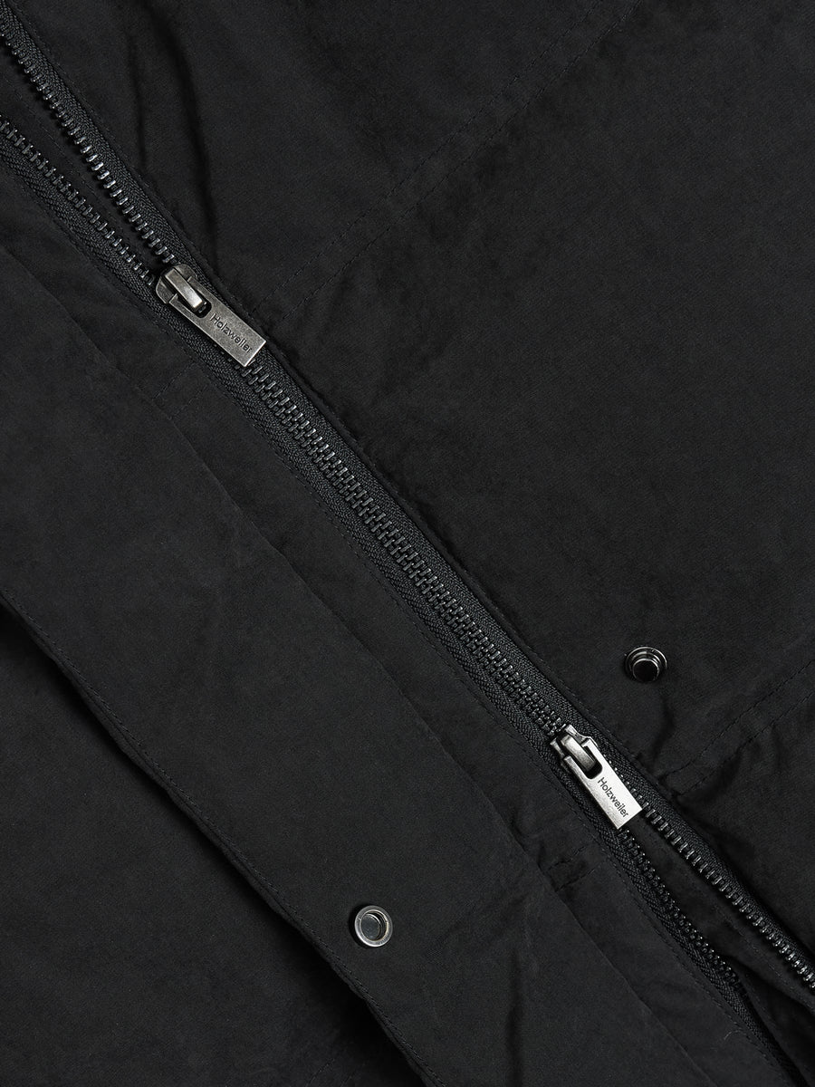 Steilia Brushed Down Coat Black