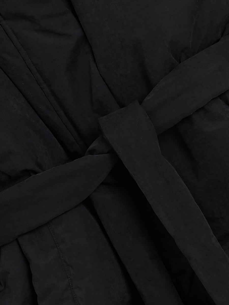 Steilia Brushed Down Coat Black