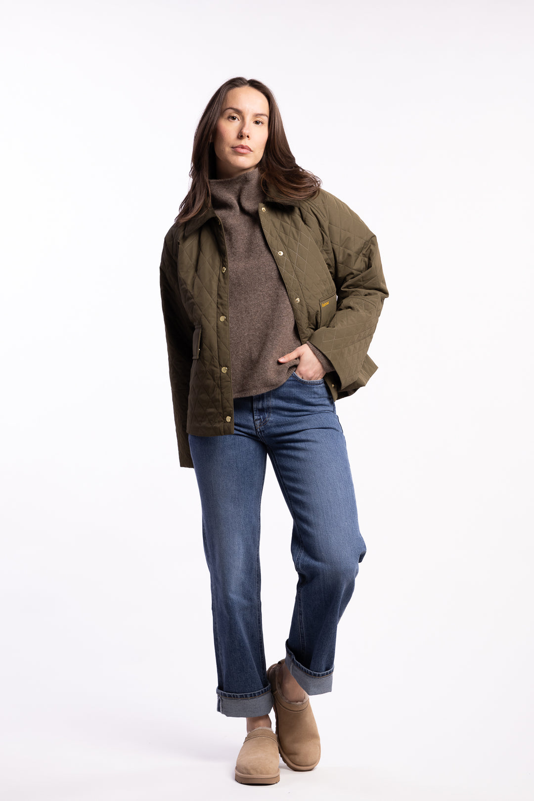 Kirby Quilt- Forest green