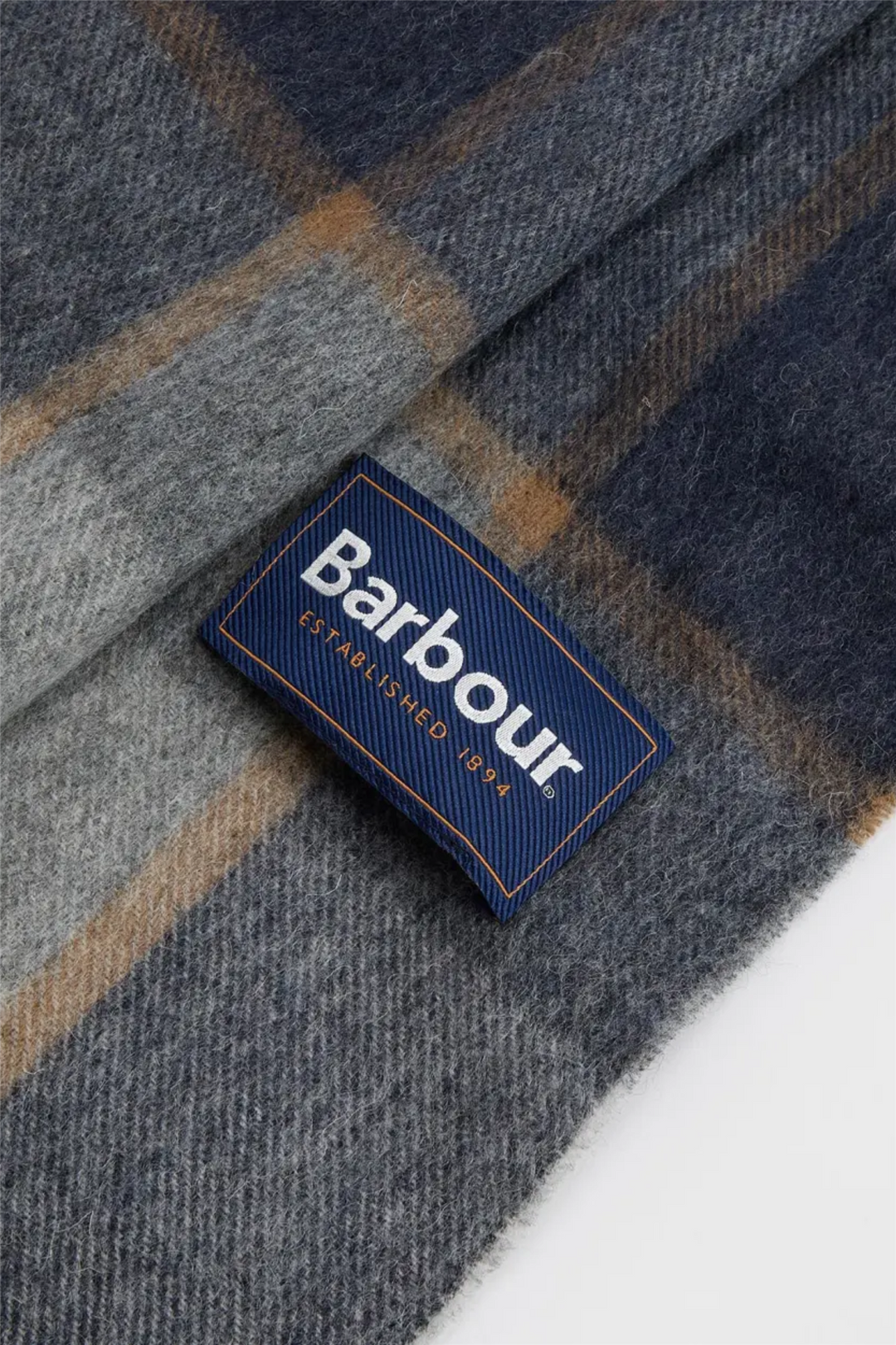 Carrbridge Tartan Scarf Grey Midnight Tartan