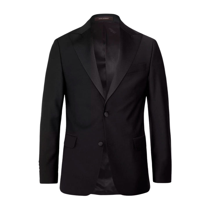 Elder Slim Fit Tuxedo Blazer Black