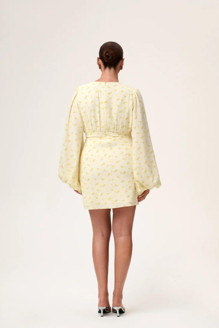 Florence dress- Pastel Yellow