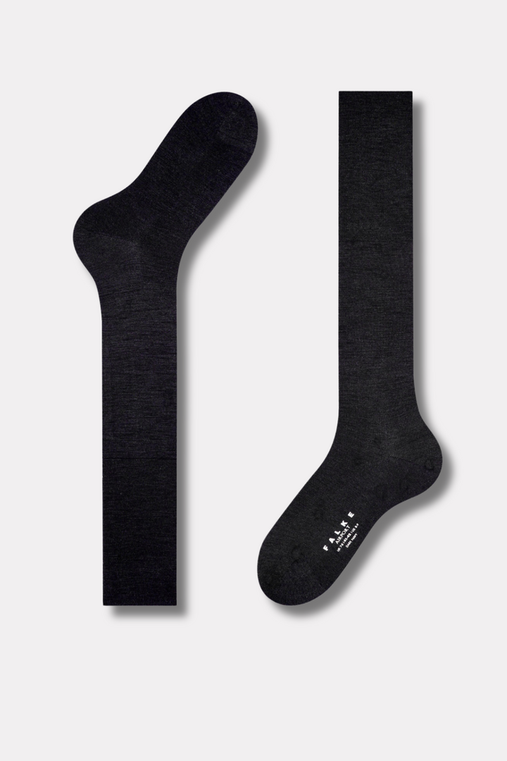 Airport Knee Socks Black