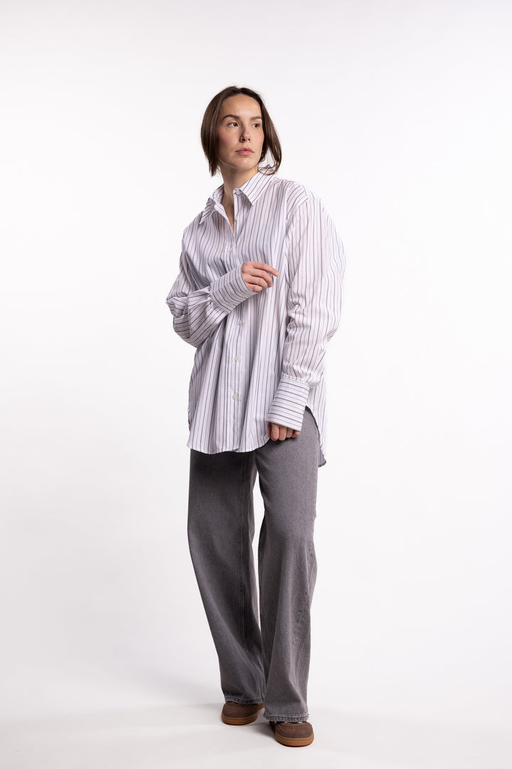 Salovas Shirt 13072 - White Stripe