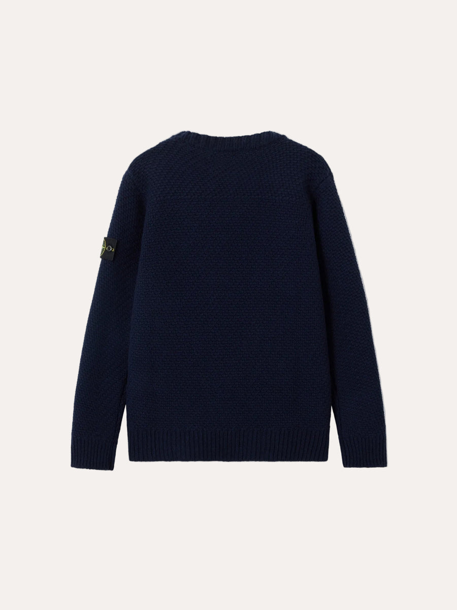 5100055 Loose-fit crewneck jumper Navy Blue