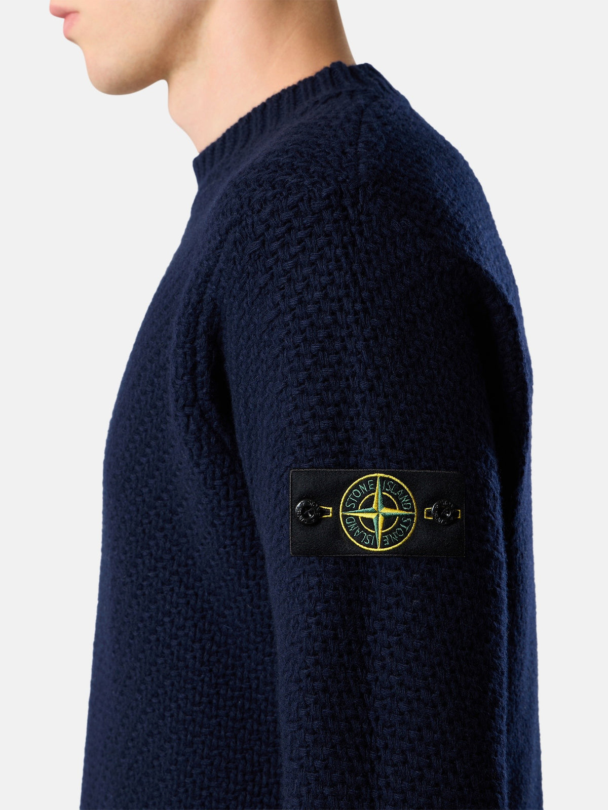5100055 Loose-fit crewneck jumper Navy Blue