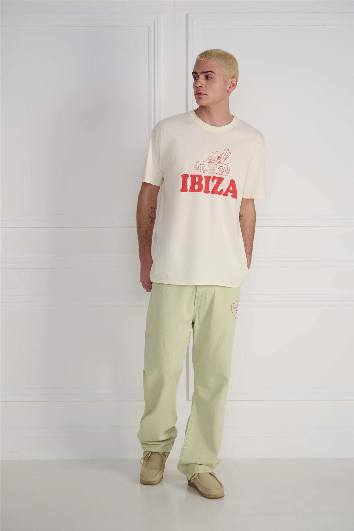 Ibiza T-Shirt Light Dyed Yellow