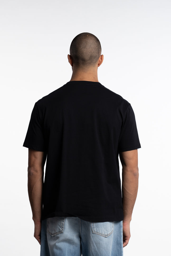 Tucker Embroidery Tee Black