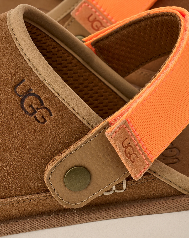 M Goldencoast Clog II Chestnut/ Bright Melon