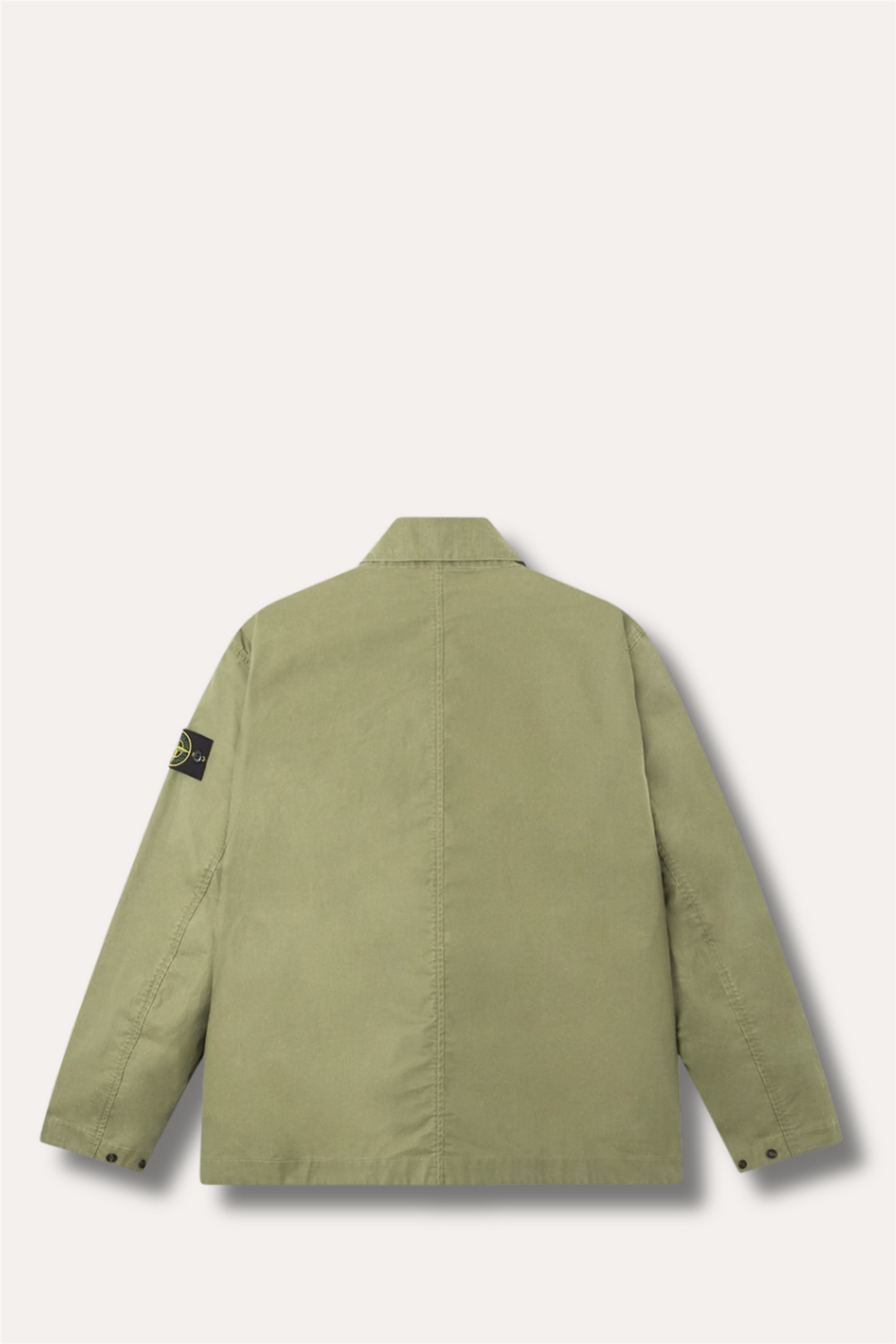 4100054 Waxed Pigment Cotton Tela Military Green