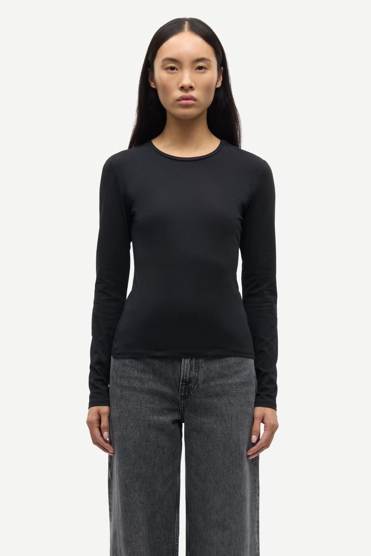 Saesme LS T-Shirt 16122-Black