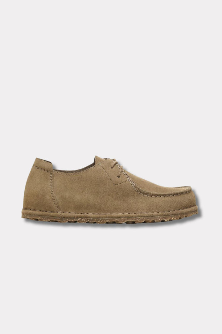 Utti Lace Suede Leather- Gray Taupe
