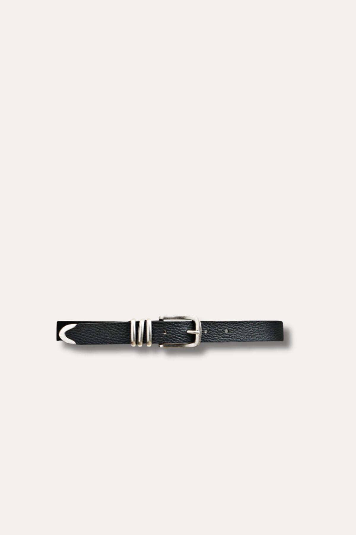 Tribel Belt- Black Silver