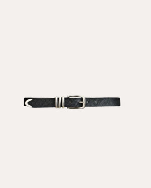 Tribel Belt Black Silver