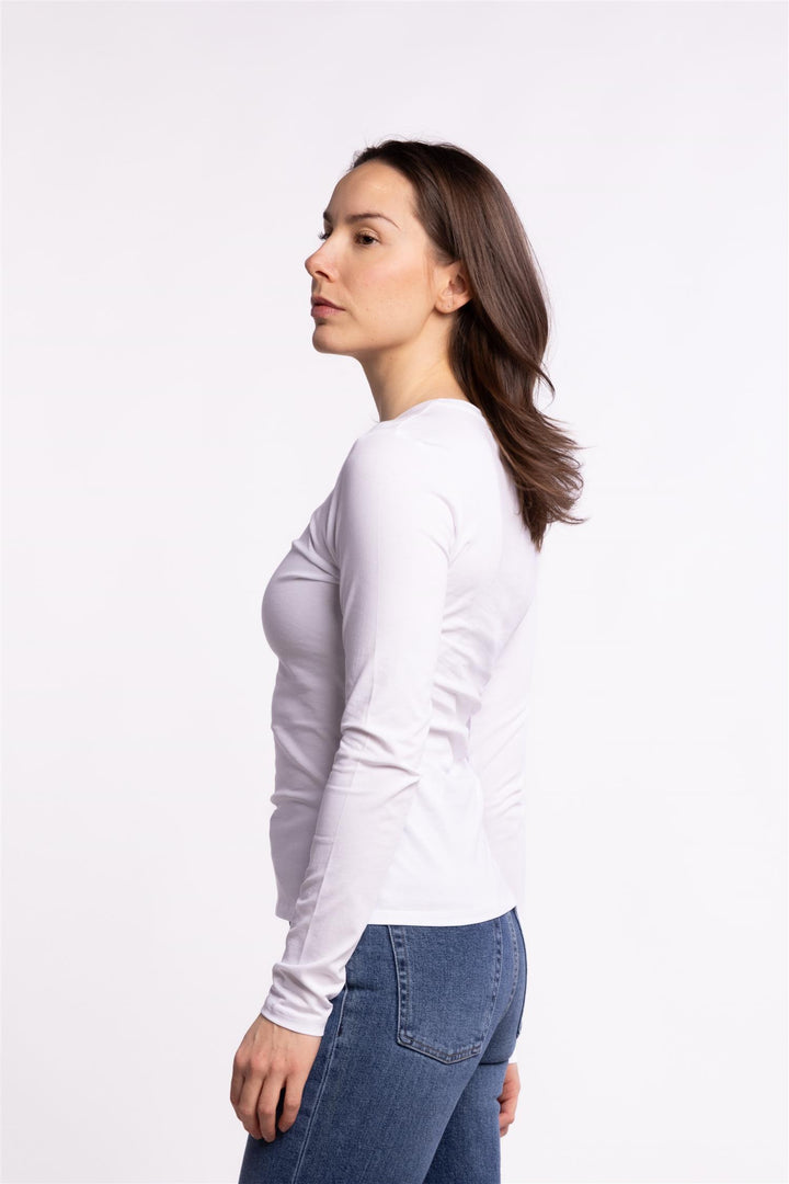 Saesme LS T-Shirt 16122- White