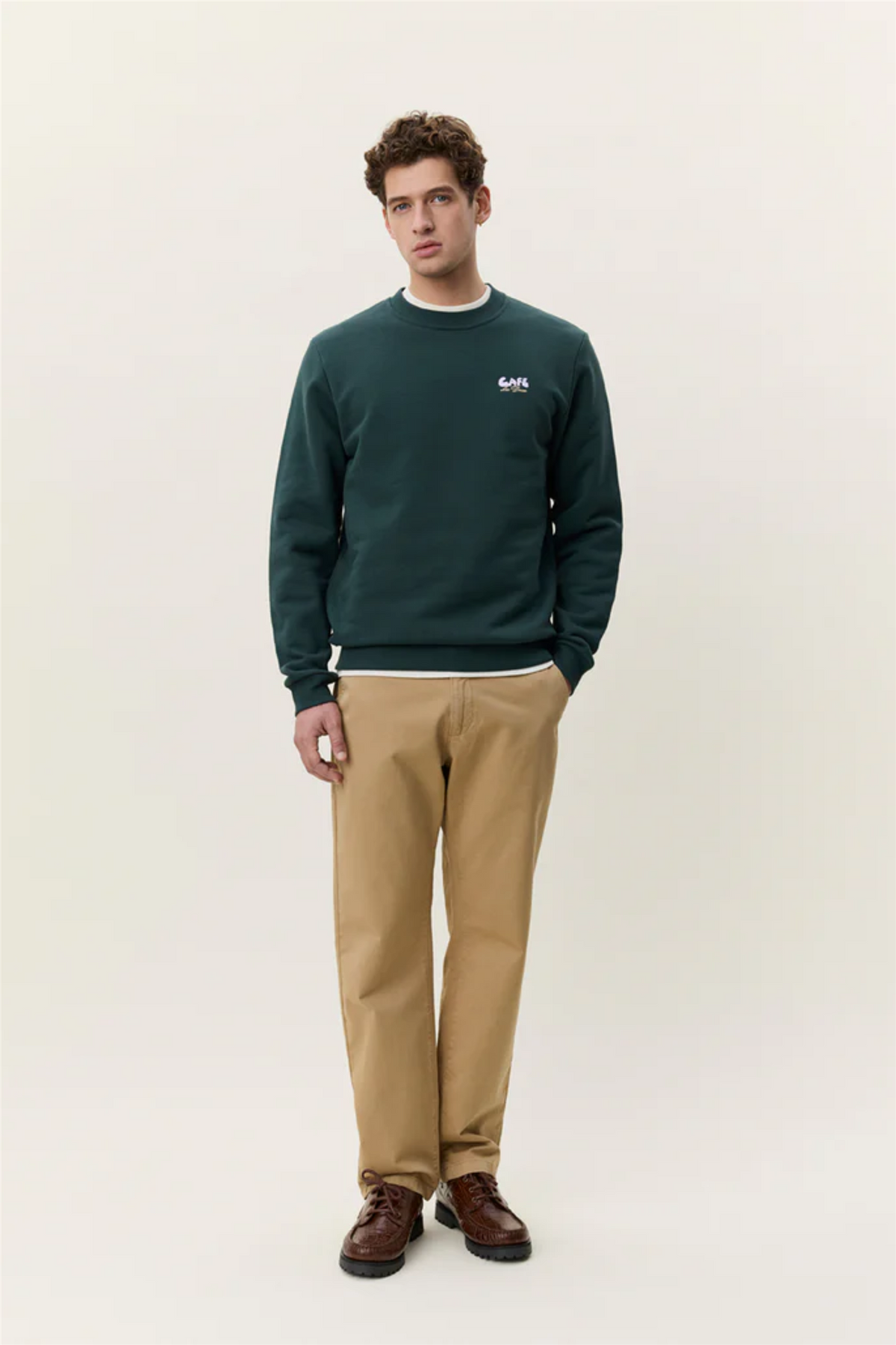 Café Sweatshirt Pine Green