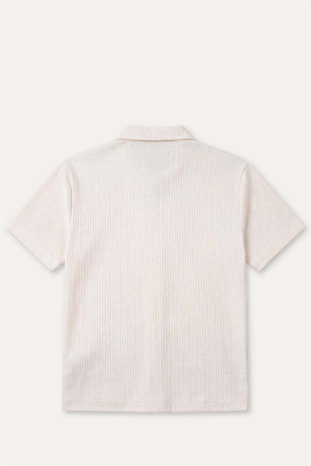 Rib Cotton Shirt Off White