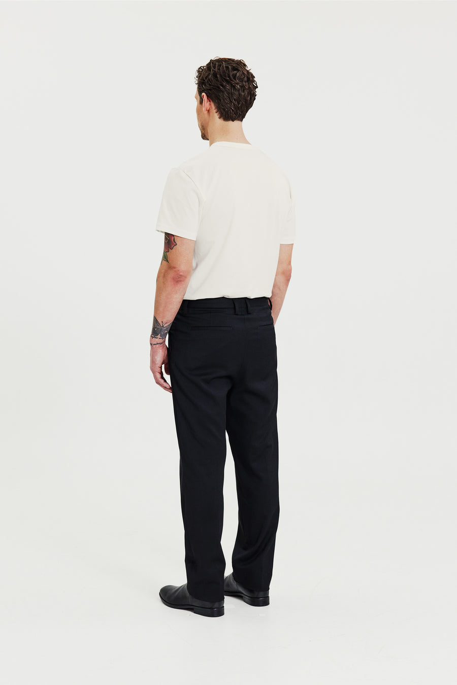 Pima Cotton Crew Neck T-Shirt Ivory