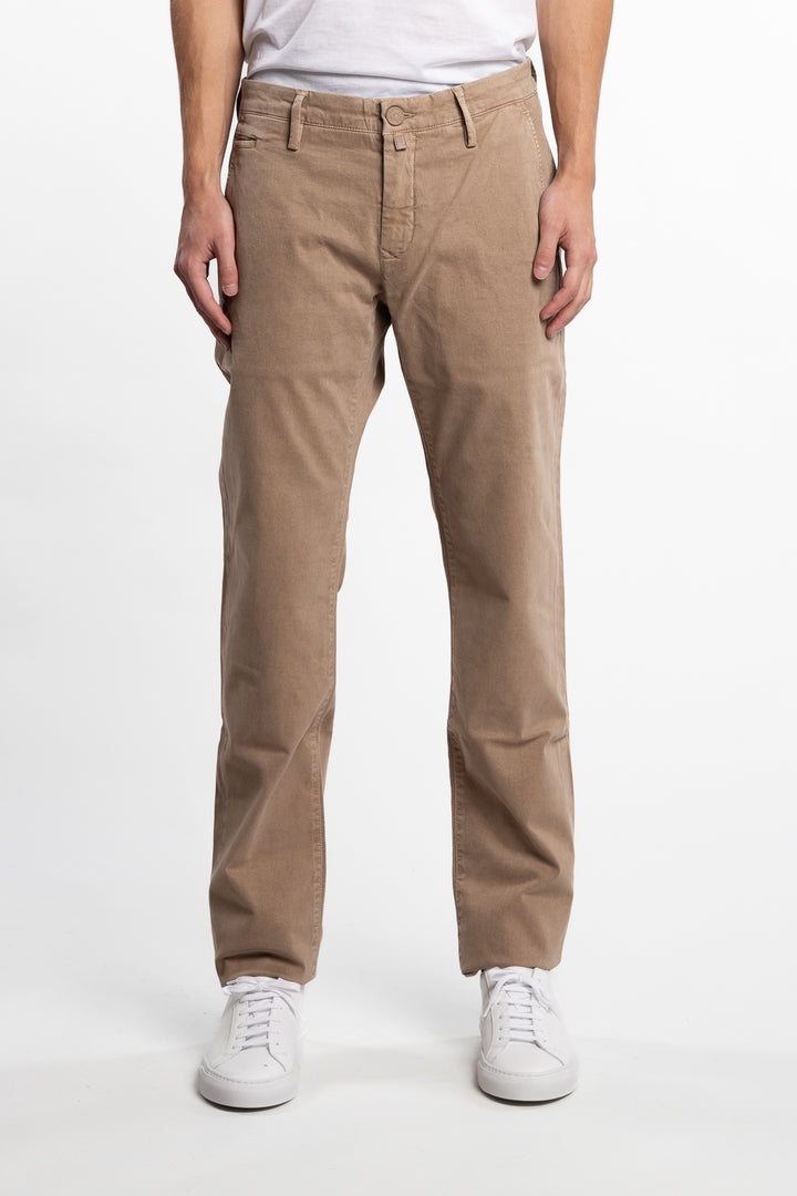 Bobby Cotton/Stretch Chino Beige