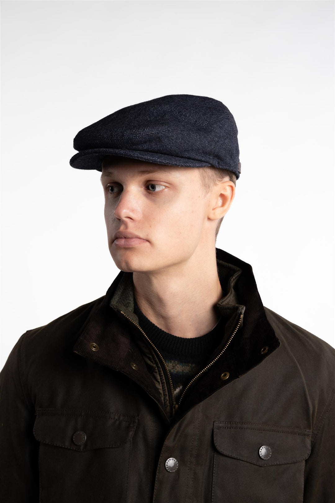 Barlow Flat Cap Navy