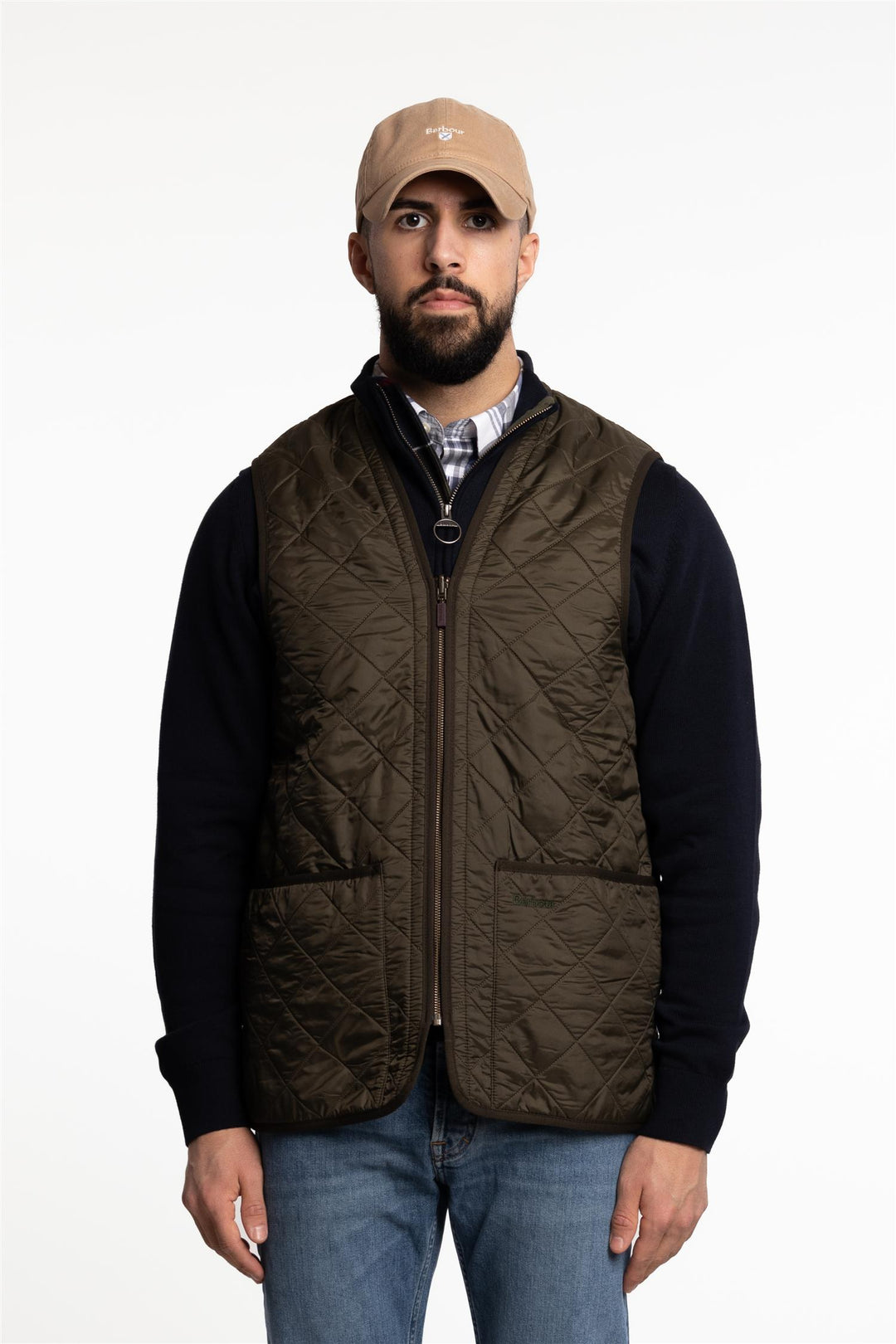 Polarquilt Waistcoat/Zip-In Liner Olive