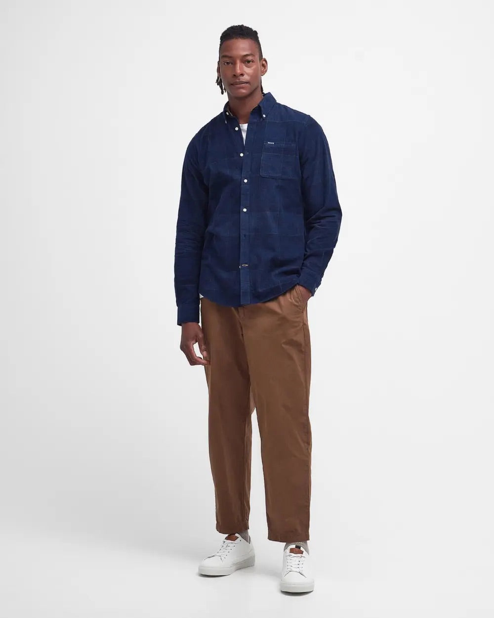 Blair Tailored Long-Sleeved Shirt Midnight Tartan