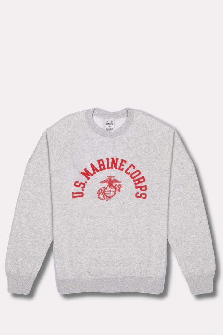 Corps Crewneck Raglan Sweatshirt Grey