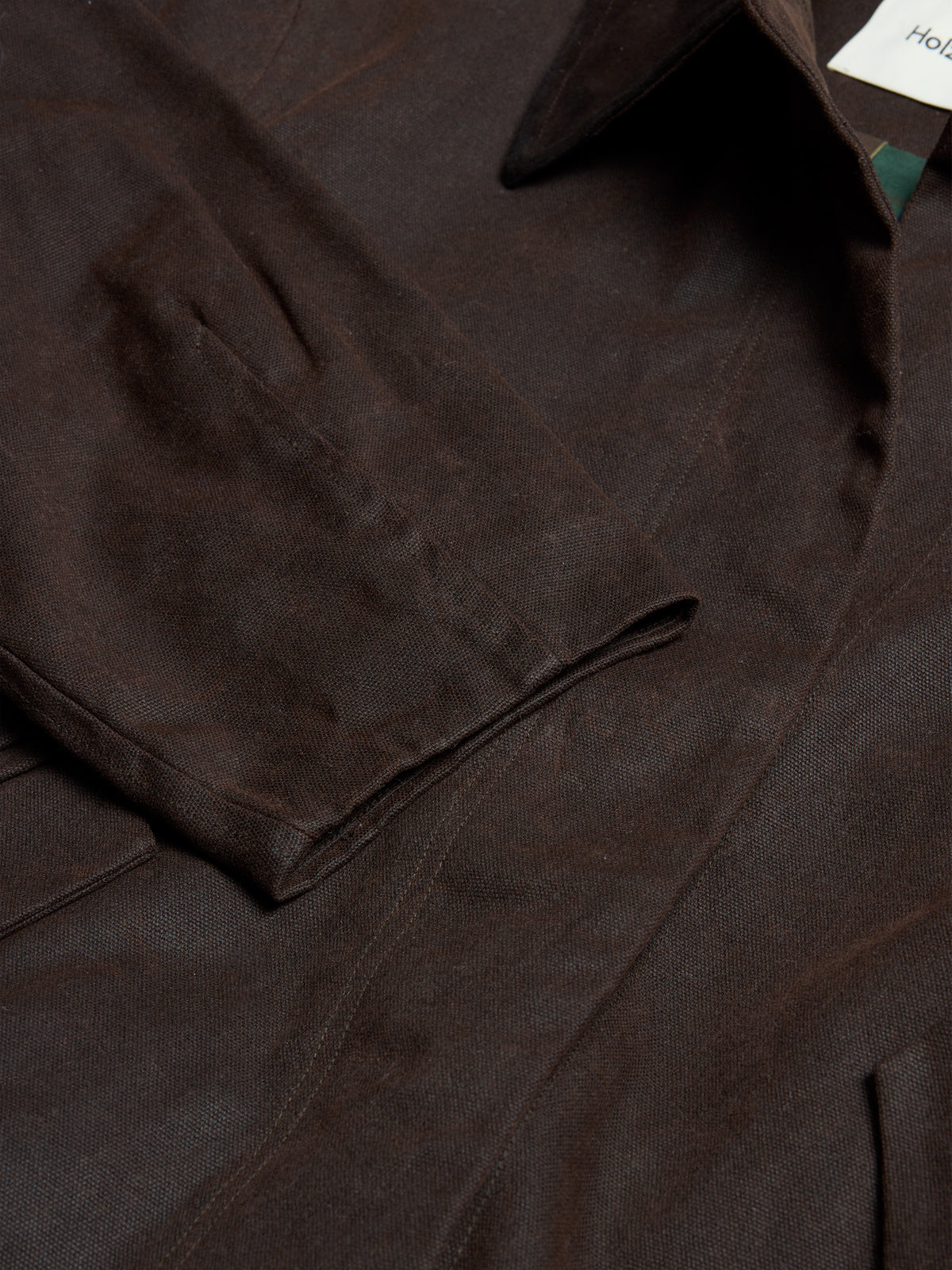 Diana Short Jacket Dk. Brown detalj