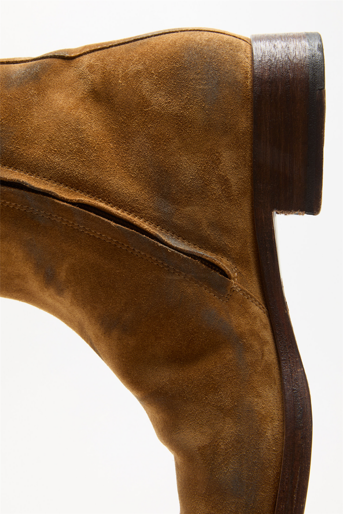 Suede Ankle Boots Sand Beige